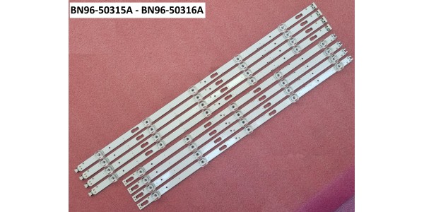 SAMSUNG UE55AU7000U - UE55AU7100U LED Bar Takımı - V0T7-550SMA-R0 - V0T7-550SMB-R0 - 8 Parça